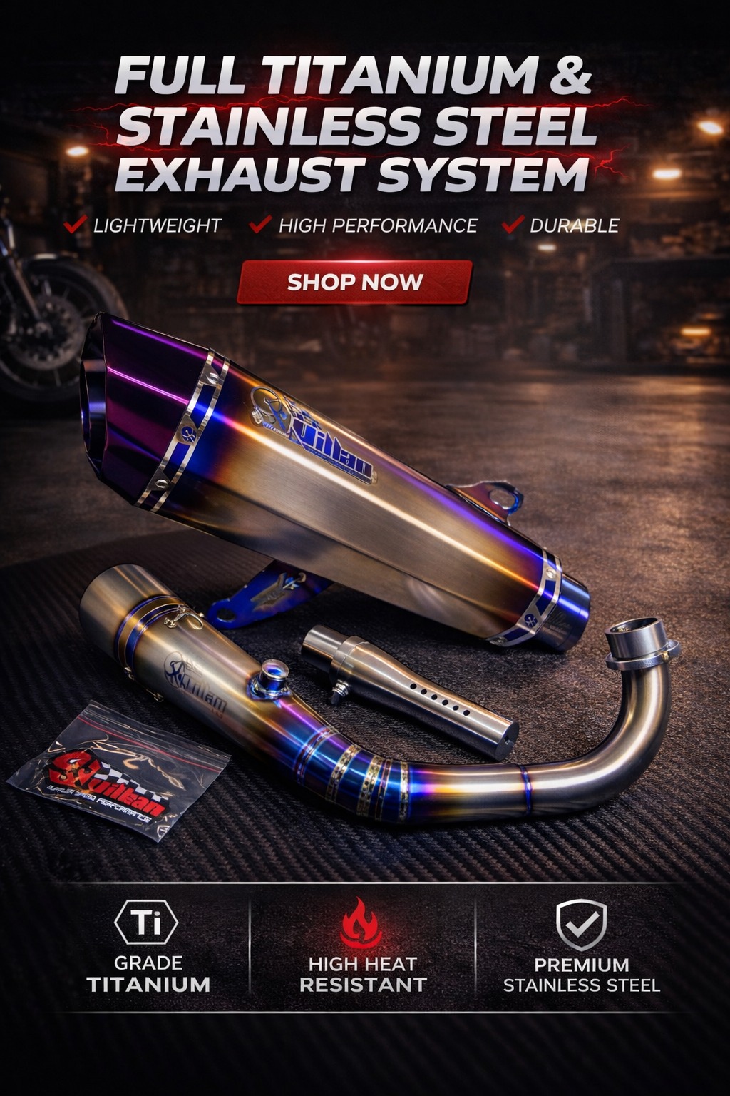 Knalpot Xmax Stainless